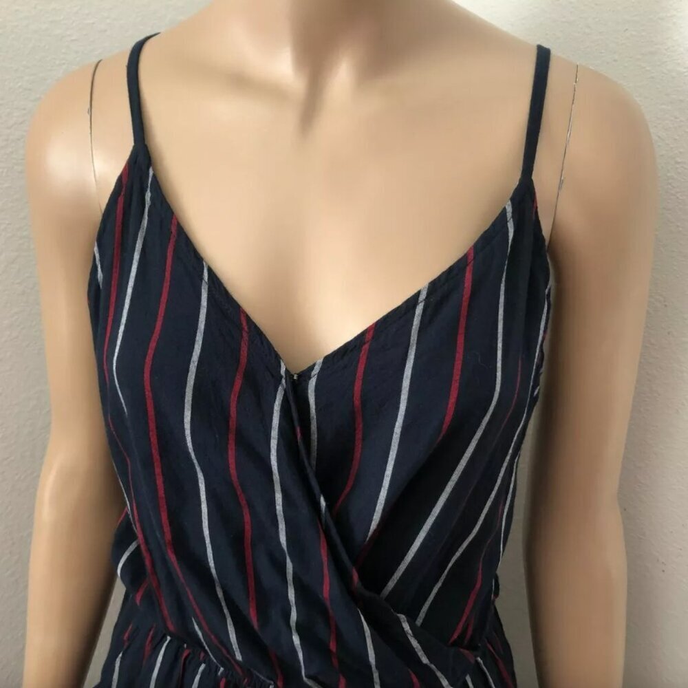 Hollister Striped Romper Size Small Jumpsuit Flare Leg - Picture 3 of 6